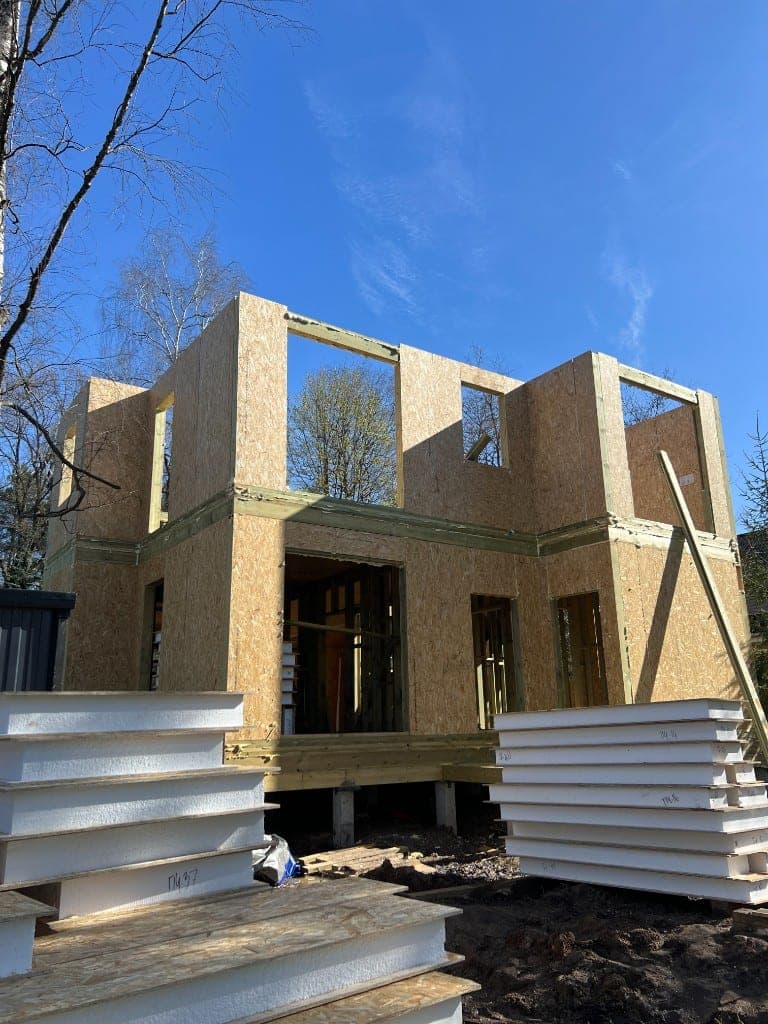 Строительство дома 130 м² в Кокошкино — подготовка фундамента